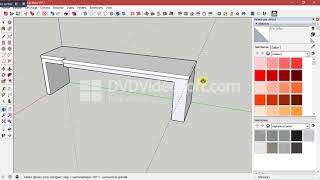 Sketchup faire des bords Arrondis avec Suivezmoi [upl. by Naquin]