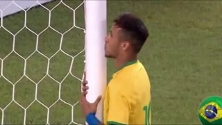 Neymar Unbelievable Goal Fail  Neymar Falha De Baliza Aberta ● HD [upl. by Weidar]