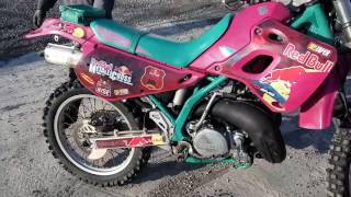 Kawasaki KDX250 Test For Sale [upl. by Townshend]