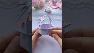 DIY Easy paper craft ideas  Paper crafts  Paper DIY  School crafts ideas \ How to make basket [upl. by Abekam]