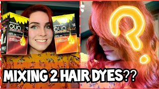 Dying my Hair Intense Red amp Copper  Garnier Olia [upl. by Alejo]