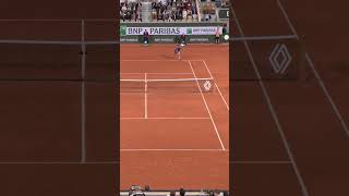 Novak Djokovic Paris Oympics Perfect Shot [upl. by Cassella]