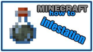 How to Make a Potion of Infestation 121  Easy Minecraft Tutorial [upl. by Plate]