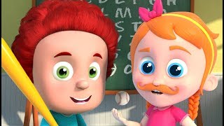 Johnny Johnny Yes Papa  Schoolies Cartoons  Kindergarten Nursery Rhymes For Children [upl. by Sirdna]