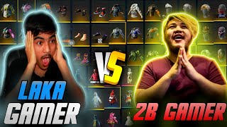 COLLECTION VERSES WITH 2B GAMER😱 COLLECTION KING VS LAKA GAMER😱 [upl. by Mayeda701]