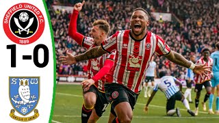 Sheffield United vs Sheffield Wednesday 10 Tyrese Campbell Goal All Goals amp Extended Highlights [upl. by Eornom470]