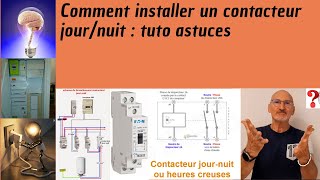 Comment installer un contacteur journuit chauffeeau  tuto astuces [upl. by Anairuy191]