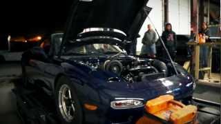 JMS Racing 2jz Rx7 Initial Dyno [upl. by Glory]