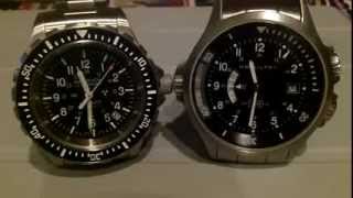 MARATHON GSAR vs HAMILTON KHAKI NAVY GMT  AUTOMATIC WATCHES [upl. by Rexanna]