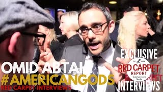 Omid Abtahi quotSalimquot interviewed at the premiere of Starz quotAmerican Godsquot Original Series [upl. by Xad]