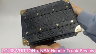 UNBOXING LOUIS VUITTON BAG x NBA Handle Trunk M57971 [upl. by Anawahs]