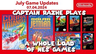 A WHOLE LOAD OF NES GAMES  Nintendo Switch Online Games 7042024 [upl. by Odrautse783]