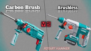 Brushless vs Carbon Brush  Rotary Hammer [upl. by Oilegor]