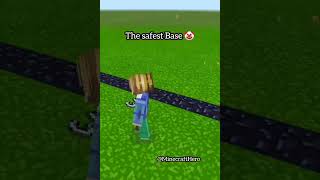 The Safest Base 🤡 minecraft [upl. by Rodablas]