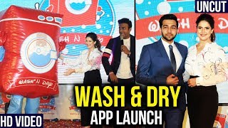 UNCUT  Zarine Khan Launch Wash N Dry App [upl. by Esilram]