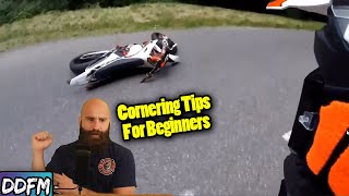 3 Tips For Cornering On A Motorcycle Using Real Life Examples [upl. by Dona]