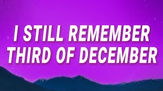 Conan Gray  I still remember third of December Heather Lyrics [upl. by Ecirtnahc]