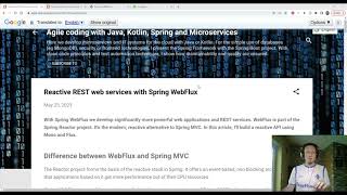 Classic Spring MVC WebApplication converted to reactive Spring WebFlux REST API [upl. by Molli]