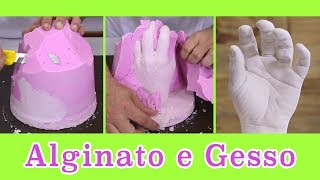 🤚 Mão de Gesso Utilizando Alginato ✅ DIY [upl. by Toogood]