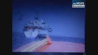 Video appears to show lifeboat being towed by an Australian vessel under Operation Sovereign Borders [upl. by Ynohtnaluap368]