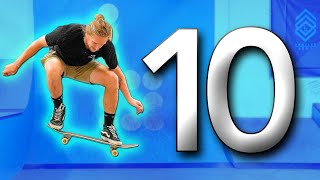 10 EASIEST BEGINNER SKATEBOARD TRICKS [upl. by Sansbury774]