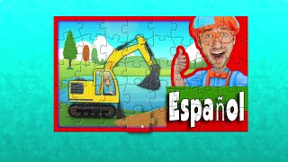 Blippi La Excavadora Blippi español Puzzle [upl. by Mersey]