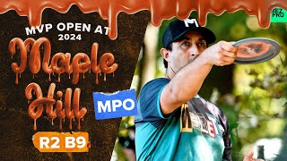 2024 MVP Open  MPO R2B9  Mcbeth Buhr Robinson Wysocki  Jomez Disc Golf [upl. by Arem]