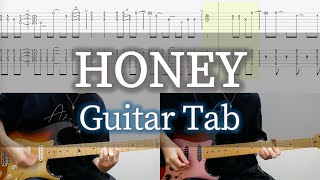 HONEY  LArc〜en〜Ciel  Guitar Tab [upl. by Annyrb]