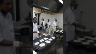 Oman Catering making chapati machine chapati [upl. by Efeek]