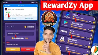 RewardZy App ₹50  2024 Best Earning App Today  New Earning App Today  Paisa Kamane Wala App [upl. by Bogey741]