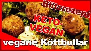 Blitzrezept vegane Köttbullar  herzhafte TofuBällchen  nur 5 Zutaten  easy lowcarb highprotein [upl. by Archie394]