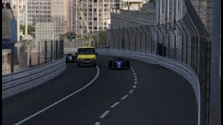 DHL driver gets lost and ends up in the Monaco GP Qualifying [upl. by Ynneb]