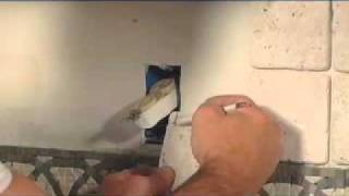 Backsplash Installation  Kitchen Tile Installation Video [upl. by Mastat755]