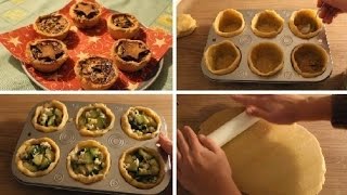 MiniQuiches voor Kerst voorgerecht  Kerstrecepten2 [upl. by Nivak]