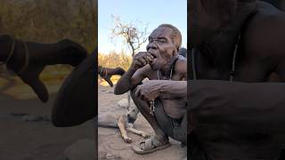 This is So delicious and nutritious food cooked by bushmen middle of forest 😋‼️😲hadzabetribe food [upl. by Annitsirhc]