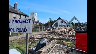 Seaton Community Church Project Building Demolition Timelapse [upl. by Eical]