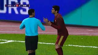 1 FC UNION BERLIN VS BORUSSIA DORTMUND  PES 21 GAMEPLAY [upl. by Idnahs731]