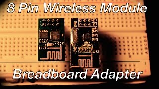 Wireless Module on Breadboard  NRF24L01 and ESP8266 [upl. by Olson155]