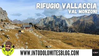 RIFUGIO VALLACCIA  VAL DI FASSA  TRENTINO [upl. by Sucramraj709]