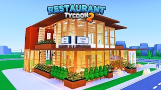 Restaurant in Restaurant Tycoon 2 X2 SPEEDBUILD [upl. by Oiruam]