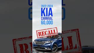 2024 Kia Carnival Recall  Roof Molding Issue JAN 2024 recall kia carnival [upl. by Innoc]