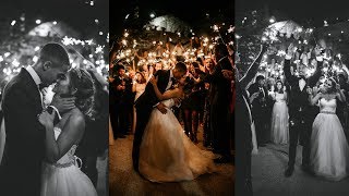 WEDDING PHOTOGRAPHY  HOW TO SHOOT WEDDING SPARKLER PHOTOS [upl. by Eiffe]