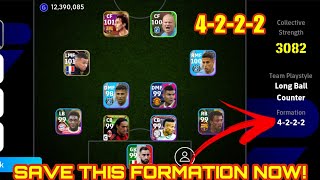 How to get 4222 formation in efootball 2024  4222 formation in pes  424 formation in efootball2024 [upl. by Eckblad307]