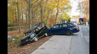 Tödlicher Unfall nach Frontalzusammenstoß in Kellenhusen [upl. by Soluk]