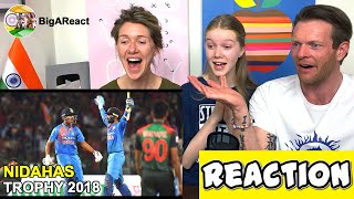 INDIA vs BANGLADESH 2018 FINAL MATCH REACTION  NIDAHAS TROPHY  BigAReact [upl. by Orfinger]