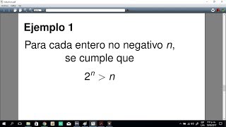 Inducción Matemática introducción y ejemplo 1 [upl. by Levison]