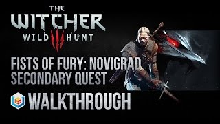 The Witcher 3 Wild Hunt Walkthrough Fists of Fury Novigrad Secondary Quest Guide Gameplay [upl. by Huntley]