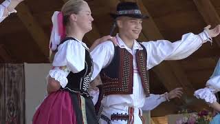 Sveržov Festival Raslavičanik Šarišska polka folklór  tanec Videorohaľ [upl. by Rebane245]