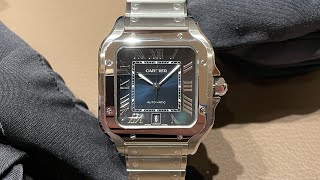 CARTIER  Santos de Cartier 卡地亚圣斗士WSSA0030 WSSA0018 WSSA0037 [upl. by Cheffetz]