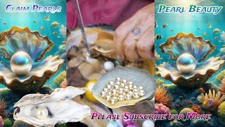 Look Giant freshwater pearl mussels produce high quality colored pearls [upl. by Ez567]